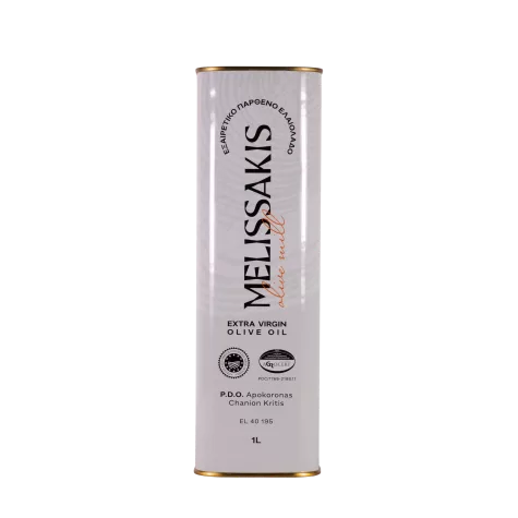 Puszka oliwy z oliwek extra virgin PDO Apokoronas Melissakis 1 l
