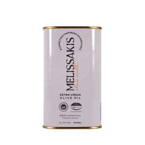 Puszka oliwy z oliwek extra virgin PDO Apokoronas Melissakis 500 ml